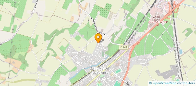 localisation de l'entreprise CRISPARC  SAINT-MARCEL-LES-VALENCE