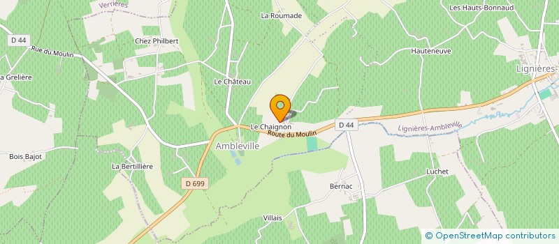 localisation de l'entreprise CRISPY FOOD TRUCK  LIGNIERES-AMBLEVILLE