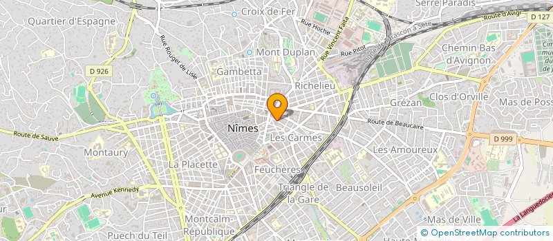 localisation de l'entreprise CRISPY KING  NIMES