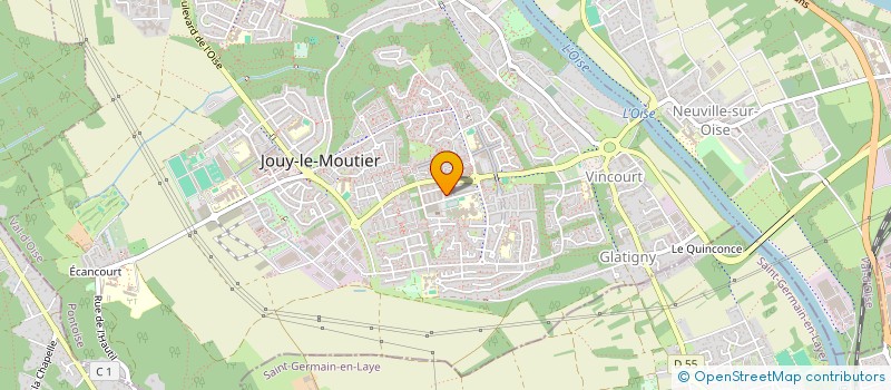 localisation de l'entreprise CRISPY POP  JOUY-LE-MOUTIER