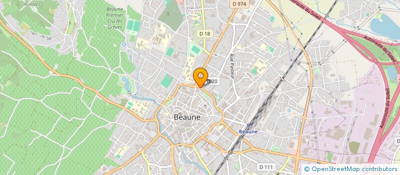 localisation de l'entreprise CRISPY POULET 21 à BEAUNE