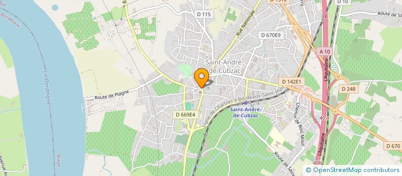 localisation de l'entreprise CRISPY RICE  SAINT-ANDRE-DE-CUBZAC