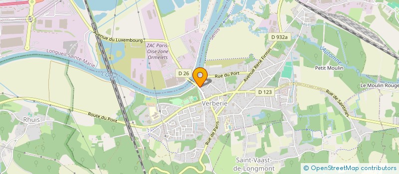 localisation de l'entreprise CRISREVA  VERBERIE