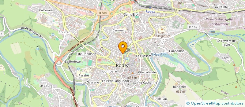 localisation de l'entreprise CRISRIB  RODEZ