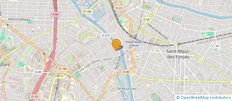 localisation de l'entreprise CRISS IMMO  CRETEIL