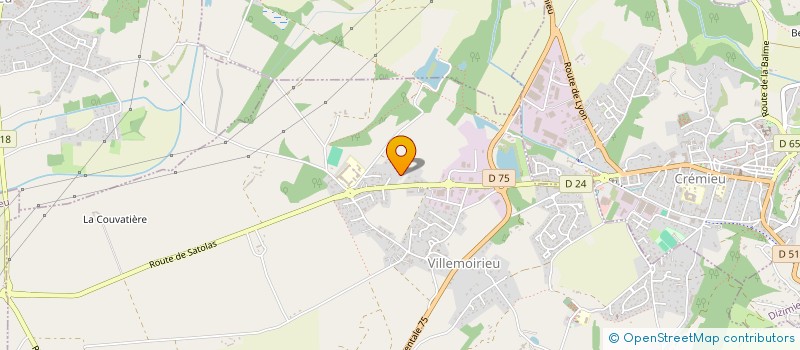 localisation de l'entreprise CRISS TOO NET  CREMIEU