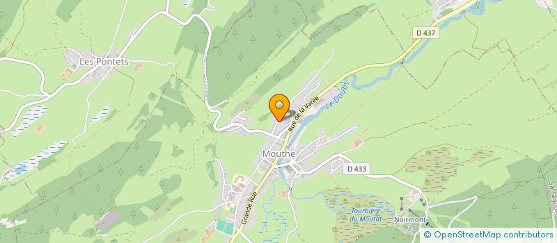 localisation de l'entreprise CRISSAND  MOUTHE