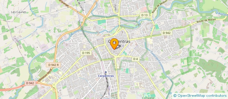 localisation de l'entreprise CRIST-ART  CARPENTRAS