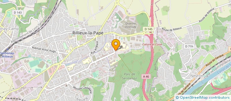 localisation de l'entreprise CRIST'OR à RILLIEUX-LA-PAPE