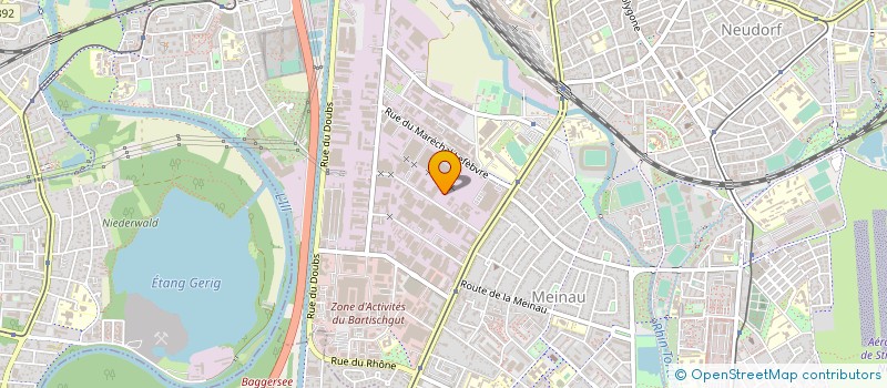 localisation de l'entreprise CRISTABLANK à STRASBOURG