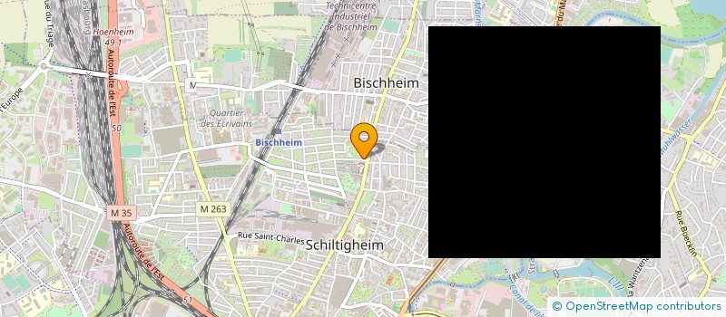 localisation de l'entreprise CRISTAL à SCHILTIGHEIM