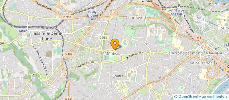 localisation de l'entreprise CRISTAL à LYON