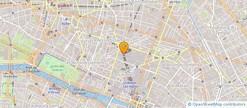 localisation de l'entreprise CRISTAL à PARIS
