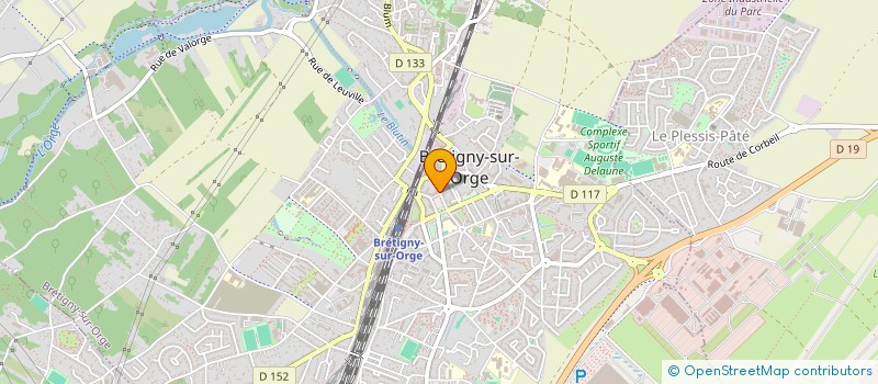 localisation de l'entreprise CRISTAL à BRETIGNY-SUR-ORGE
