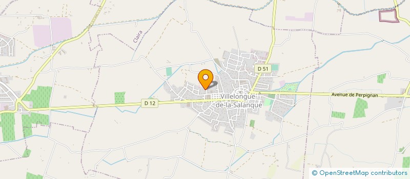 localisation de l'entreprise CRISTAL  VILLELONGUE-DE-LA-SALANQUE