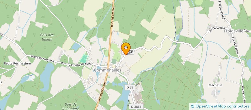 localisation de l'entreprise CRISTAL  COMMENAILLES