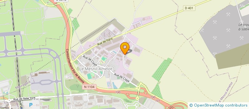 localisation de l'entreprise CRISTAL  LE MESNIL-AMELOT