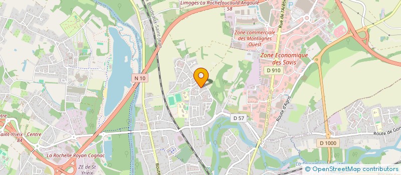 localisation de l'entreprise CRISTAL  GOND-PONTOUVRE