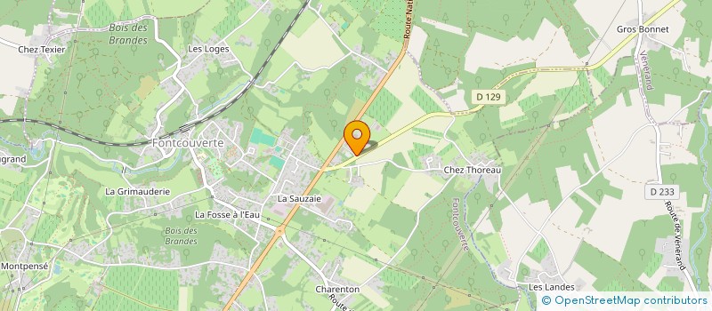 localisation de l'entreprise CRISTAL  FONTCOUVERTE