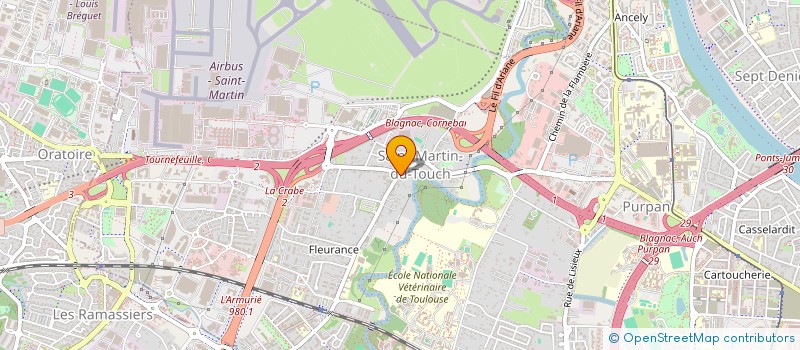 localisation de l'entreprise CRISTAL à TOULOUSE