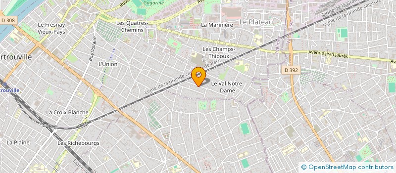 localisation de l'entreprise CRISTAL  SARTROUVILLE