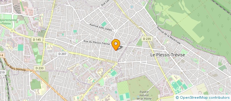 localisation de l'entreprise CRISTAL ANA à CHAMPIGNY-SUR-MARNE