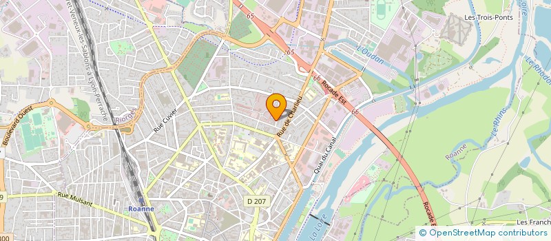 localisation de l'entreprise CRISTAL AUTOMOBILES à ROANNE