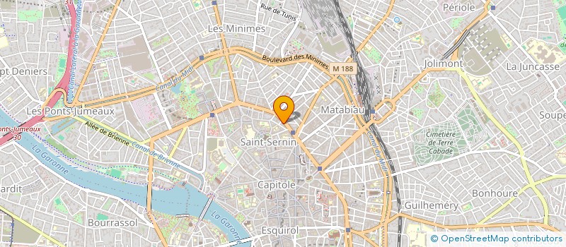 localisation de l'entreprise CRISTAL BIJOUX à TOULOUSE