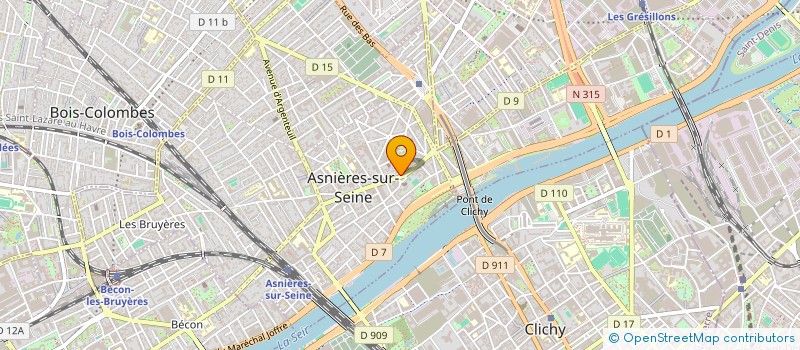 localisation de l'entreprise CRISTAL CAR TRADE  ASNIERES-SUR-SEINE