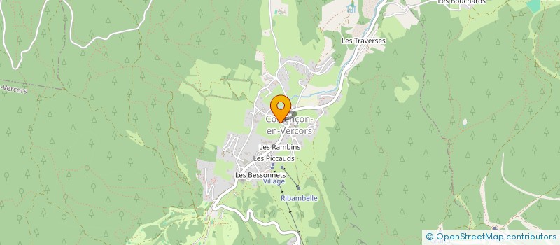 localisation de l'entreprise CRISTAL & CO  CORRENCON-EN-VERCORS