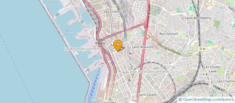 localisation de l'entreprise CRISTAL COMPANY à MARSEILLE