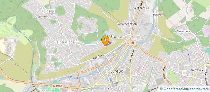 localisation de l'entreprise CRISTAL D'OR  EVREUX