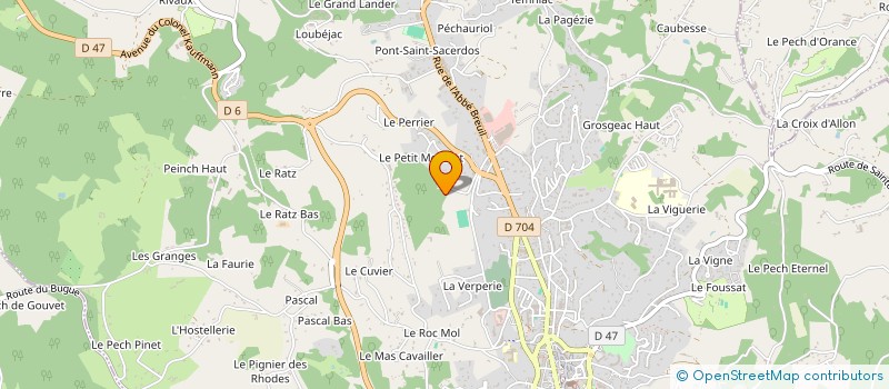 localisation de l'entreprise CRISTAL DE VIE à SARLAT-LA-CANEDA