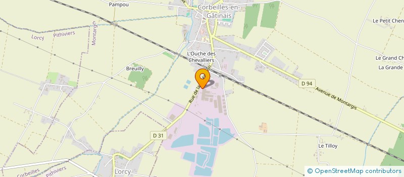 localisation de l'entreprise CRISTAL DEVELOPPEMENT  CORBEILLES