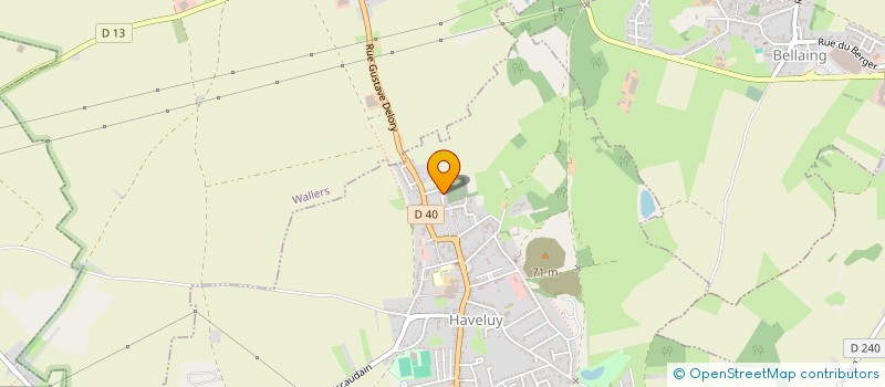 localisation de l'entreprise CRISTAL & DIAMANT ASSOCIATION POUR LE BIEN-ETRE PAR LE CHANT ET DES SOINS ENERGETIQUES D'HARMONISATION  HAVELUY