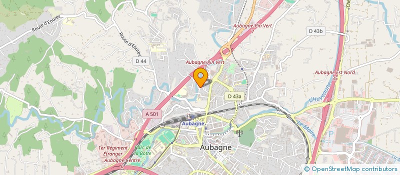 localisation de l'entreprise CRISTAL DUO  AUBAGNE