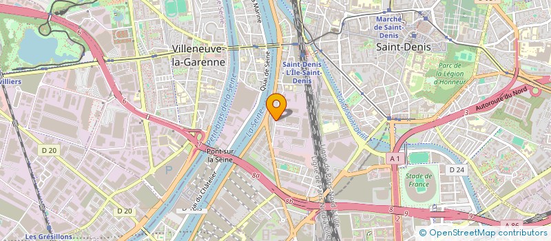 localisation de l'entreprise CRISTAL ECO CHALEUR  SAINT-DENIS