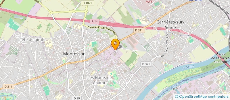 localisation de l'entreprise CRISTAL ECO VALO  CARRIERES-SUR-SEINE