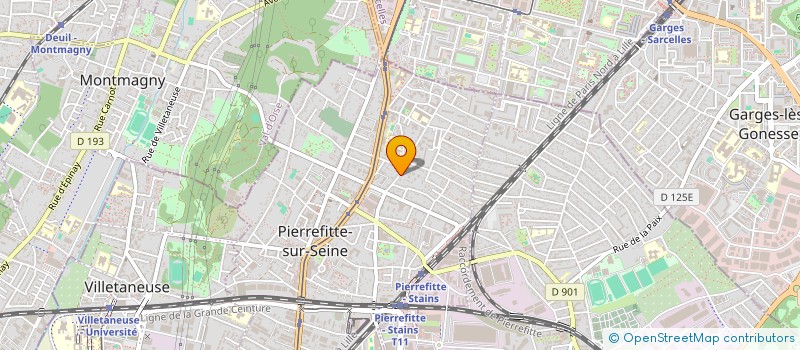 localisation de l'entreprise CRISTAL ELYSEE à PIERREFITTE-SUR-SEINE