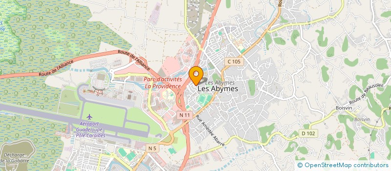 localisation de l'entreprise CRISTAL EVEN'S à LES ABYMES