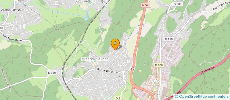 localisation de l'entreprise CRISTAL EVENEMENT  MISEREY-SALINES