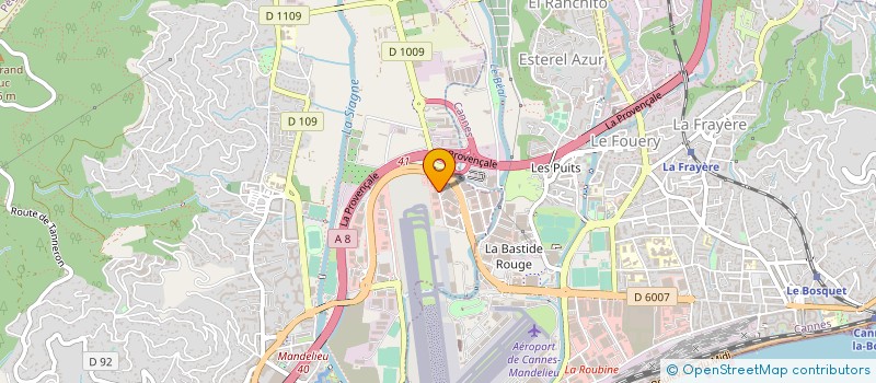 localisation de l'entreprise CRISTAL GROUP à MANDELIEU-LA-NAPOULE