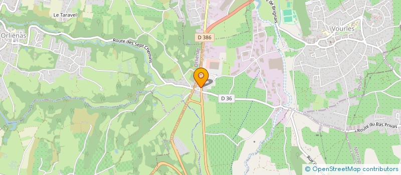 localisation de l'entreprise CRISTAL'IN PAT LAURT à VOURLES