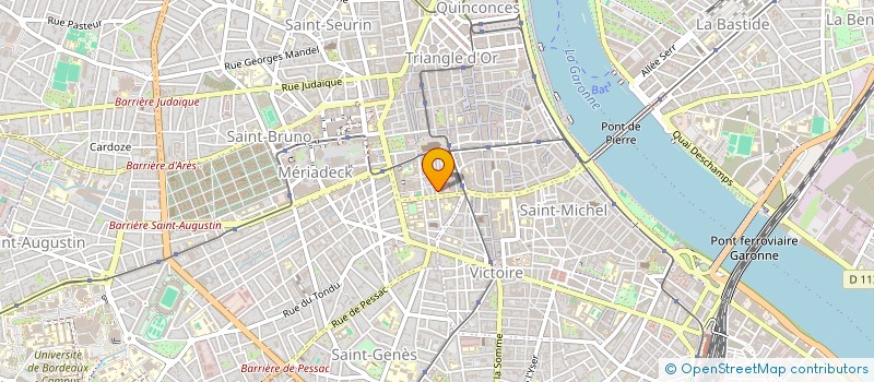 localisation de l'entreprise CRISTAL INSERTION à BORDEAUX