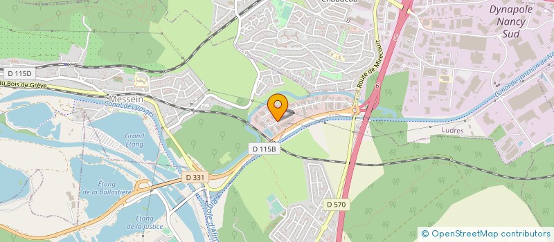 localisation de l'entreprise CRISTAL LASER à MESSEIN