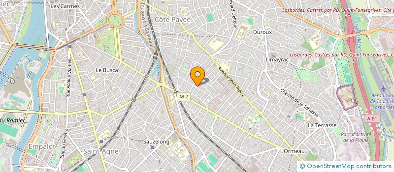 localisation de l'entreprise CRISTAL PALACE à TOULOUSE