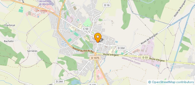 localisation de l'entreprise CRISTAL PHONE  MORESTEL