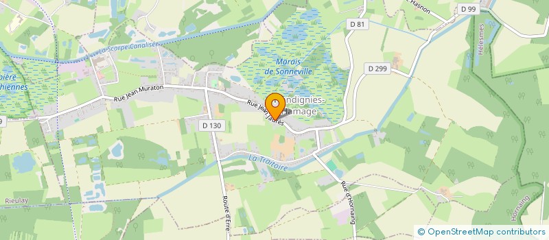 localisation de l'entreprise CRISTAL PISCINES BTP  WANDIGNIES-HAMAGE