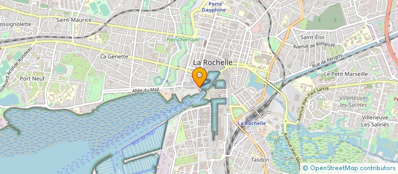 localisation de l'entreprise CRISTAL PRODUCTION  LA ROCHELLE