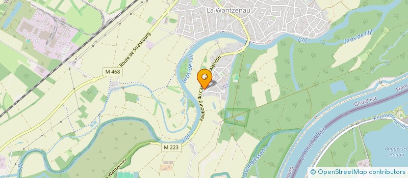 localisation de l'entreprise CRISTAL RENOVATION  LA WANTZENAU